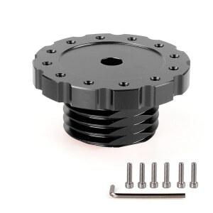 EaJ RASTP 알루미늄 스티어링 휠 어댑터 T300 T500 TS PC XW용 Sim 레이싱 게이밍 블랙