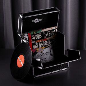 lp 가방 수납 저장 케이스 정리함 레크드 하드 휴대용 보관함 소형 판 카드 수납함