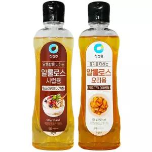 청정원 알룰로스 500g) 시럽용 6개 + 요리용 6개