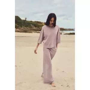 ZARA 워싱 이펙트 스웨트셔츠 - 로즈 가루