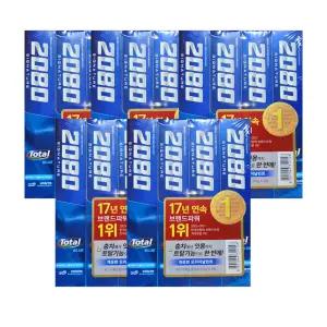 덴탈클리닉 2080 시그니처 토탈블루 치약 120g 20개 오리지날민트