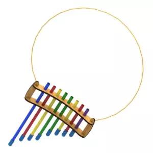 빨대 팬플릇 만들기 (목걸이형 5인용) 팬파이프 팬플루트 악기 피리 소리의성질 창작용