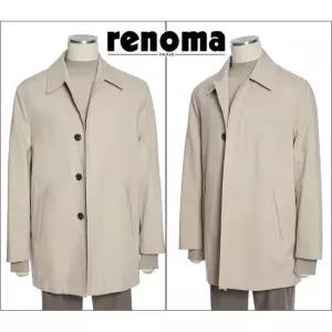 [롯데백화점]레노마 F/W 봄/가을 기장감좋은 트렌치 하프코트 베이지컬러 RQIMBH01A EK3653