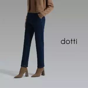 [도티] 쫀쫀 니팅 기모 데님팬츠 2종 여성_18465438_589082