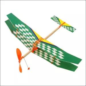 고무동력 복엽기만들기 쌍날개 고무동력기 비행기 고무줄 글라이더 DIY 과학교구 (2세트)