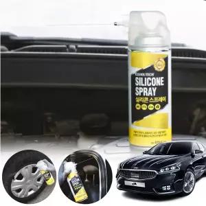K7(올뉴)(16~) 크린텍 실리콘 스프레이 420ml 내장재색상복원 고무경화방지 타이어광택