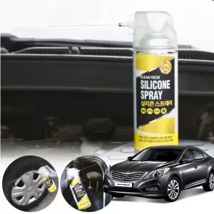 그랜저HG(11~16) 크린텍 실리콘 스프레이 420ml 내장재색상복원 고무경화방지 타이어광택