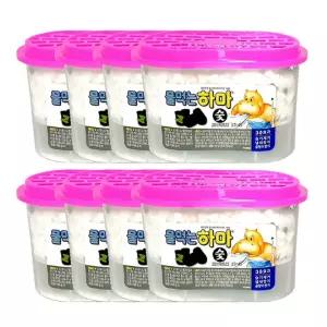 곰팡이방지 습기제거제 물먹는하마 옷장용8개입 1set/냄새제거 차량용 신발장 화장실 탈취 습기제거 옷장