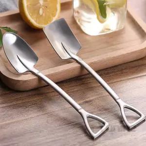 YUNS 삽모양 아이스크림 스푼 샵모양지저트스푼 팥빙수수저 샤베트숟가락