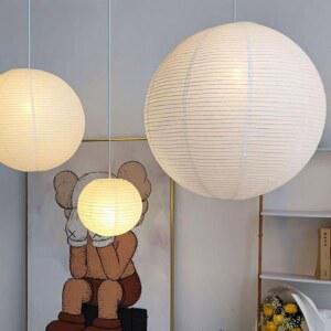 이사무노구치 조명 한지 무드등 단스탠드 스몰 무선 한지등 식 전원 순백 술집