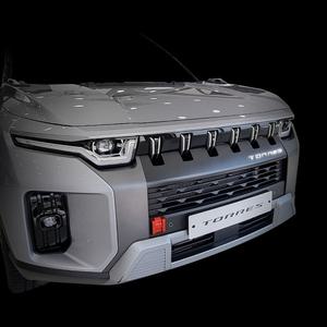 쌍용 토레스 프론트 레터링 엠블럼 로고 스티커 반사 튜닝