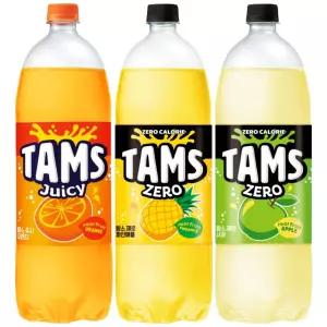 롯데칠성음료 탐스 1.5L 쥬시 오렌지 + 제로 파인애플 + 제로 사과 / 각1개씩