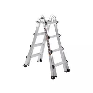 노크원 신양 SY404 LS형 사다리 4단 안전 접이식 이중 다목적 높이조절