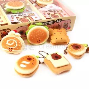 1000 카피바라 쿠키빵 키링 가방고리 액세서리인형 귀여운아이템 에어팟 열쇠고리 키홀더