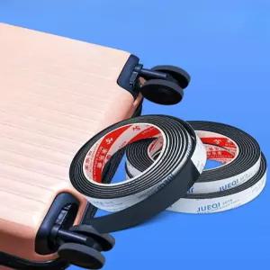 테이프 휠 캐리어 고무 여행 무소음 커버 바퀴 덮개