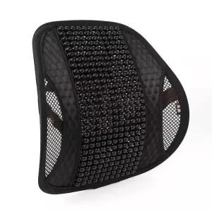 [QNT5TZ4X_58]자동차메쉬방석 자동차 허리 등받이 블랙