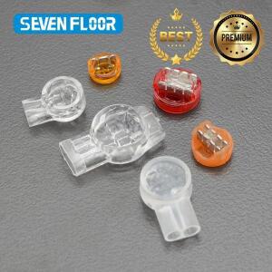 100PCS UY 네트워크 케이블 터미나 K1 커넥터 와이어 스플 라이스 RJ45 배선 이더넷 전화 코드