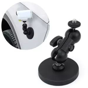 홈캠 카메라 자석 볼헤드 매직암 거치대 LED 라이트 CCTV 액션캠 촬영 방송 장비 스튜디오 액세서리