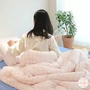 [올리비아데코] 포이체크 60수 순면 차렵이불(Q)