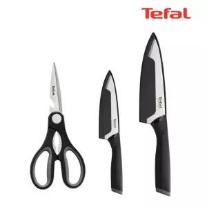 [보리보리/테팔]테팔 콜렉션 칼가위 3종 세트(식도 15cm + 과도 9cm + 주방가위)