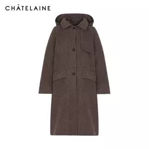 [샤트렌] 울100 더플 후드 코트_HCDWCT302