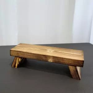 원목 화분 받침대 우드 스텐드 A형 소 40x14x10cm/진열대 선반 스탠드 화분대 1단 일자 벤치형 다이 거치대