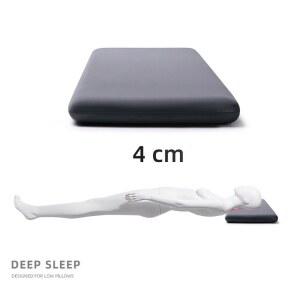 슬림 부드러운 납작 낮은 수면 4cm 메모리폼 낮잠 베개 꿀잠