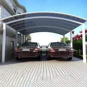 항공 알루미늄 합금 카포트 주택 빌라 정자 정원 야외 캐노피 텐트 현대식 맞춤형 스마트차 차고 퍼걸라 쉐