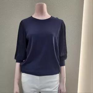 [꼼빠니아]칠부소매 주름소매 니트티 CAFU5-WSP810 _IC