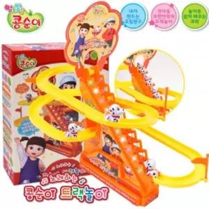 콩순이 노래하는 트랙놀이 ks-1903 계단 슬라이딩 터미타임 미끄럼틀 멜로디 장난감/레일/트랙/어린이/레일