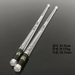 드럼 스틱 발광 공연 타악기 밴드 아크릴 충전식 조명 난타스틱 액세서리 드러머