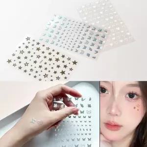 페이스 스티내추럴커 여름 분장용 스티커문신 큐빅 파티