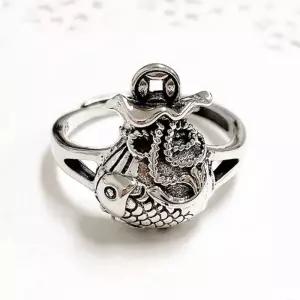 순은반지 복시크이들어오는 물고기반지 프이즈