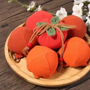 홍시 향낭주머니 인테리어 소품주머니 방향제주머니 액세서리 장식주머니 과일 파우치