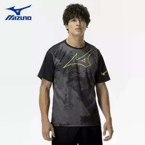 미즈노 2025 남성 스포츠 러닝 테니스 배드민턴 헬스 반팔 티셔츠 통기성 여름