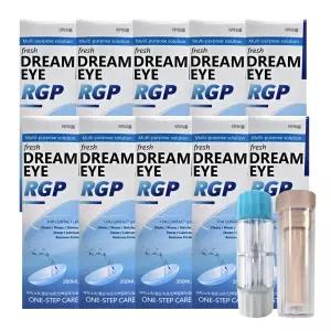 드림아이 하드렌즈용액 350ml X 10개 (뽁뽁이+하드렌즈케이스) 