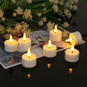 프러포즈 LED 티라이트 24p세트/미니초/양초/캔들/원형/원형초/인테리어초/인테리어/전자초/초불/촛불/전구