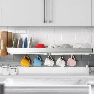 H-갤러리식기건조대800 주방선반걸이 싱크대정리 싱크/식기건조대/걸이형/건조대/접시/건조/선반/그릇/스텐