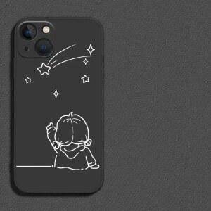 Yung Lady Boy 커플 페어링 전화 케이스 iPhone 16 15 13 12 14 11 Pro Max 13Mini XR 8 Plus SE Lovers 실리콘 소프트 커버 Coques