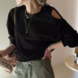 [난닝구] 포민버 어깨트임크롭맨투맨