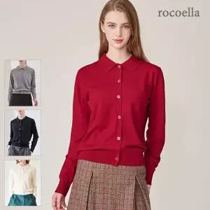 [로코엘라] 엔튼 카라 에센셜 여성 가디건