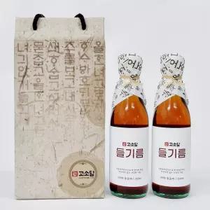 [10+1]통들깨 100% 고소담 들기름 (350ml x 2병) 선물세트