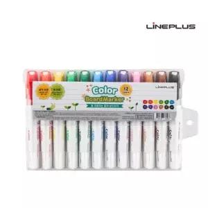 회사 학원 화이트보드 칼라 보드마카 12색세트 마카펜 트리마 330 2.0mm 둥근닙 삼각바디 칼라