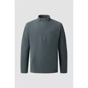 [코오롱스포츠](본점) 남성 기모 집업 티셔츠 V2TBX24351DGR