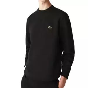 라코스테 오가닉 코튼 스웨트셔츠 Black SH9608-031