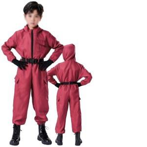 의상 진행요원 핑크맨 숄저 유니폼 할로윈 일꾼 가면 옷 동그 점프슈트 복장