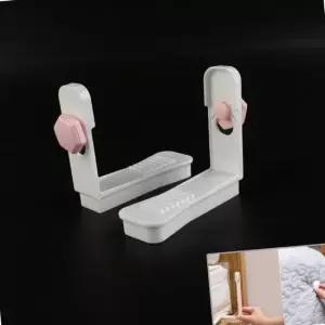 홀더 침대시트 고정클립-소형 의류보관 옷수납걸이 이불보관팩 부직포봉투 짐정리가방