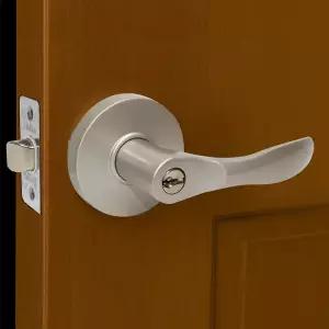 2-1 공구생활 국산 레버형 도어락 850 퍼스트 침실용 방문 손잡이 목문 문고리