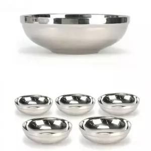 유광 스텐 비빔냉면 물냉면 냉면기 냉면그릇 면그릇 설렁탕 갈비탕 비빔밥 그릇 19cm 20cm 21cm 22cm 23cm