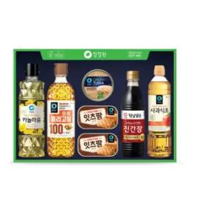 청정원 요리 식용유 추석 가족 선물세트 행복 N2호